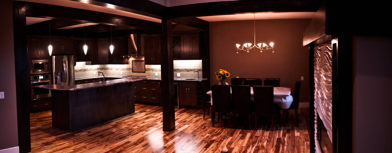 Lakeside Residence, Drafting Your Design Drafting Your Design Cozinhas modernas Derivados de madeira Transparente