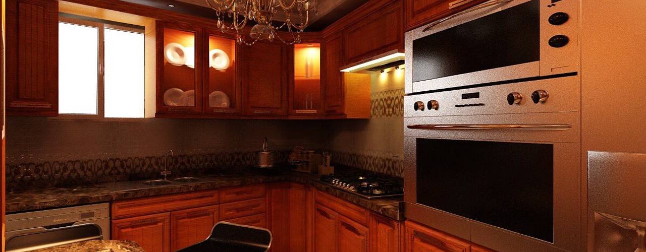 تشطيب فيلا المعادي, الرواد العرب الرواد العرب クラシックデザインの キッチン