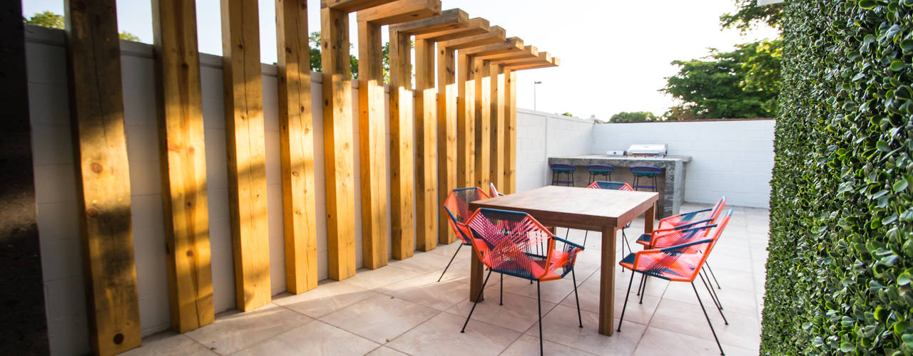 PATIO 5, TAMEN arquitectura TAMEN arquitectura بلكونة أو شرفة