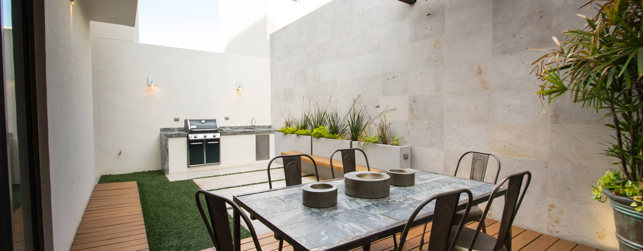 PX, TAMEN arquitectura TAMEN arquitectura Moderne balkons, veranda's en terrassen