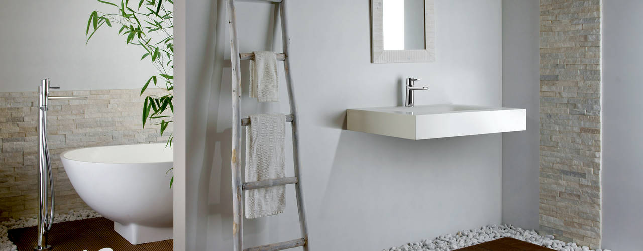 Collezione Feng Shui Serie Acqua, FRISONE SRL FRISONE SRL 現代浴室設計點子、靈感&圖片 金屬