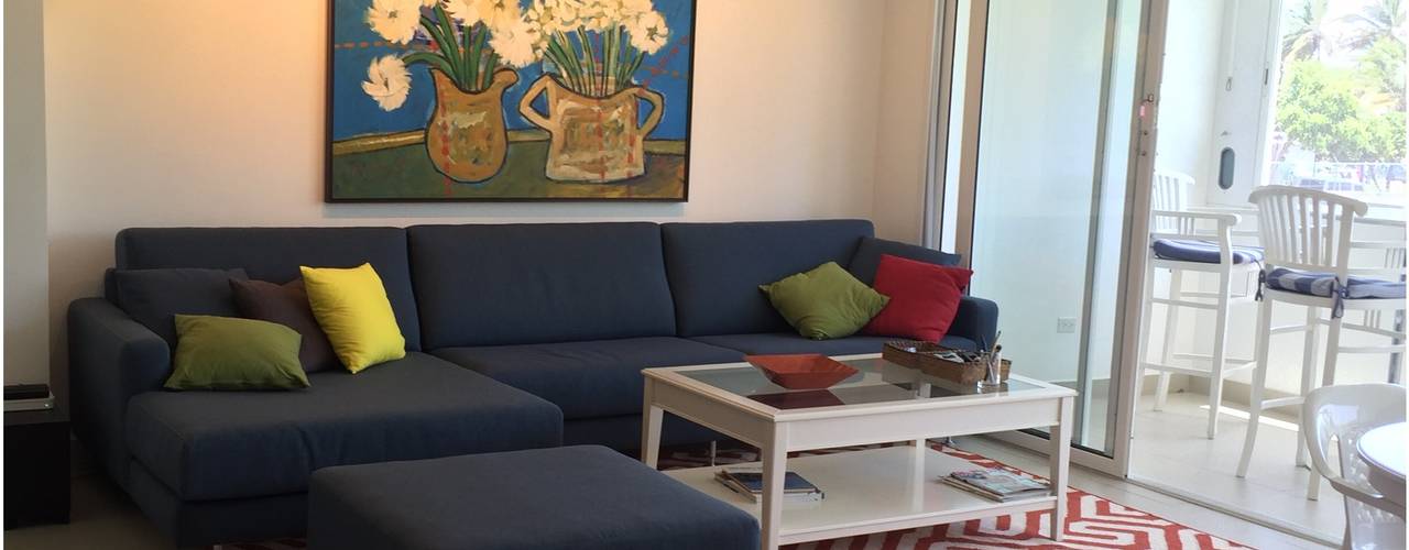 Apartamento Margarita, THE muebles THE muebles ห้องนั่งเล่น