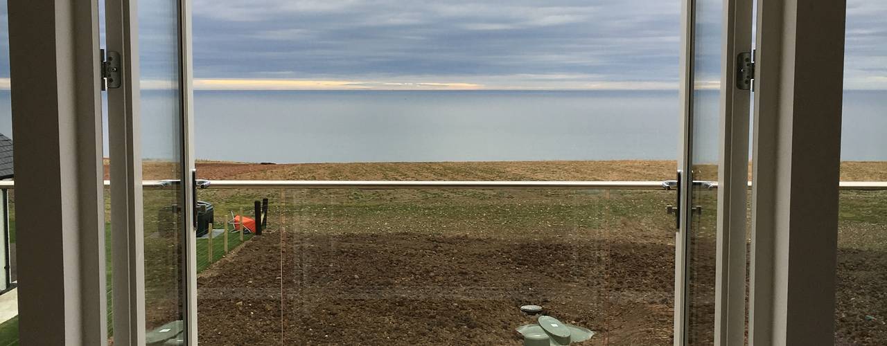 Plot 4, The Views, Gallaton, Stonehaven, Aberdeenshire, Roundhouse Architecture Ltd Roundhouse Architecture Ltd Modern windows & doors