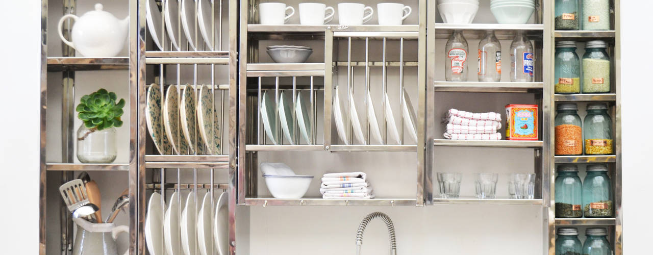 Modular Storage , The Plate Rack The Plate Rack Industrial style kitchen