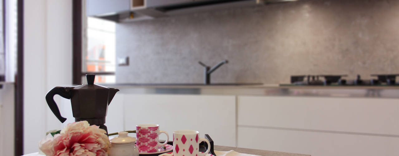 Cucina moderna, Gaia Brunello | in-photo Gaia Brunello | in-photo KitchenCabinets & shelves