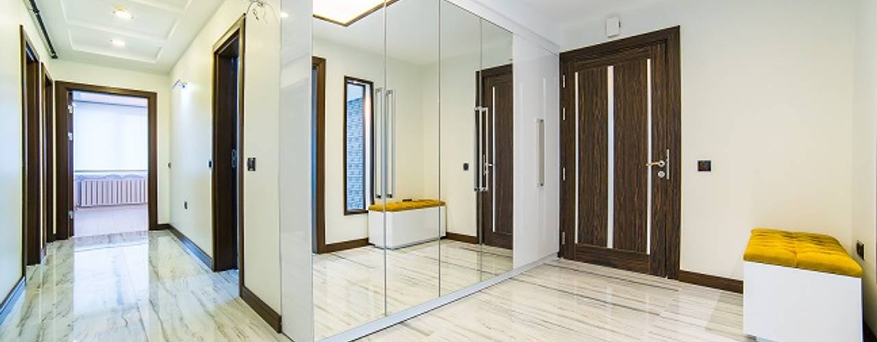 Özer Residence, Onn Design Onn Design Koridor & Tangga Minimalis Granit