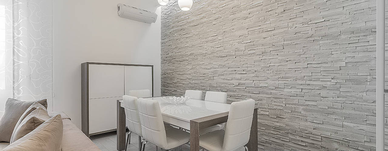 Ristrutturazione appartamento Roma, Genzano, Facile Ristrutturare Facile Ristrutturare Modern dining room