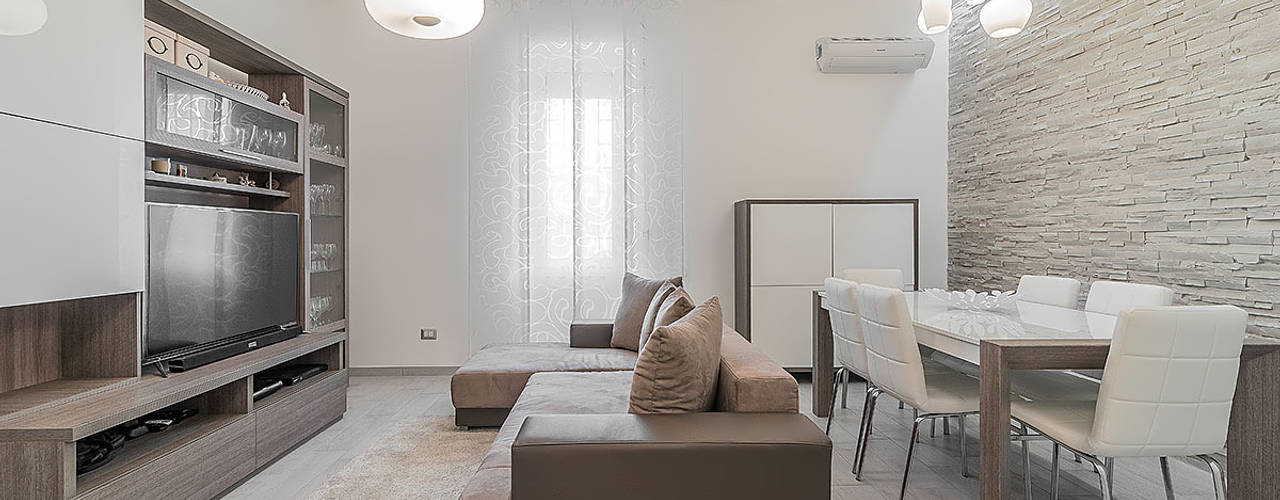 Ristrutturazione appartamento Roma, Genzano, Facile Ristrutturare Facile Ristrutturare Living room