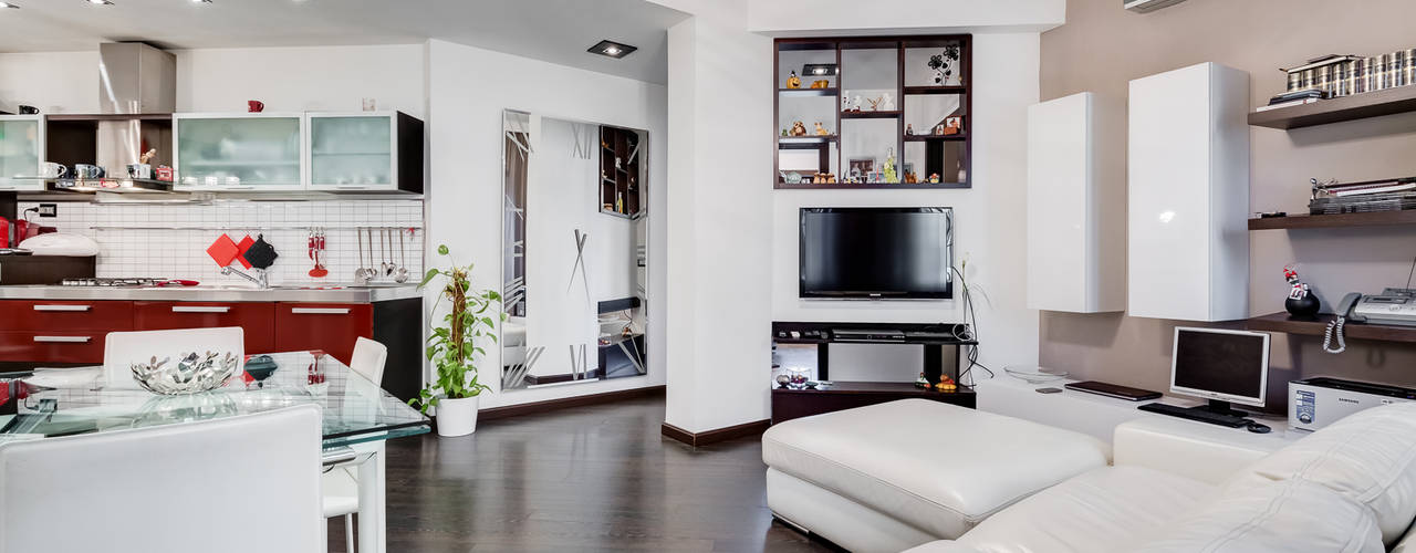 Appio Latino | contemporany, EF_Archidesign EF_Archidesign Living room