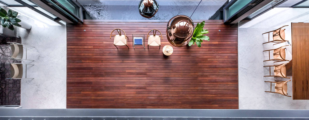 Courtyard House, ming architects ming architects Modern living room