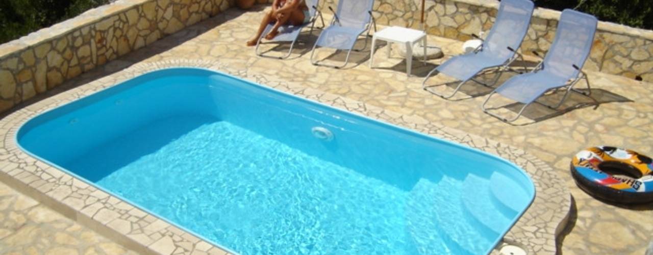 Piscina interrata in polipropilene su misura senza stampo , Aquazzura Piscine Aquazzura Piscine Klassieke zwembaden