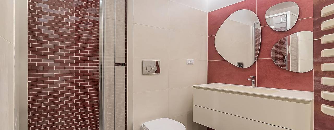 Ristrutturazione appartamento Roma, Bufalotta, Facile Ristrutturare Facile Ristrutturare Salle de bain moderne