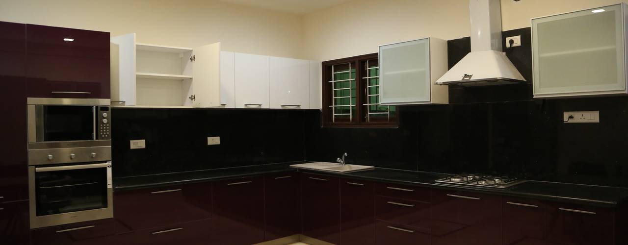 Residential projects, Antarangni Interior p ltd Antarangni Interior p ltd Modern kitchen لکڑی Wood effect