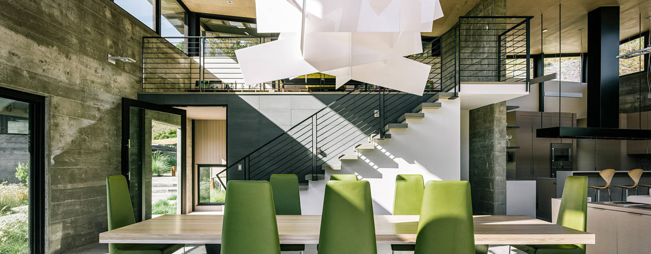 Butterfly House, Feldman Architecture Feldman Architecture Modern dining room