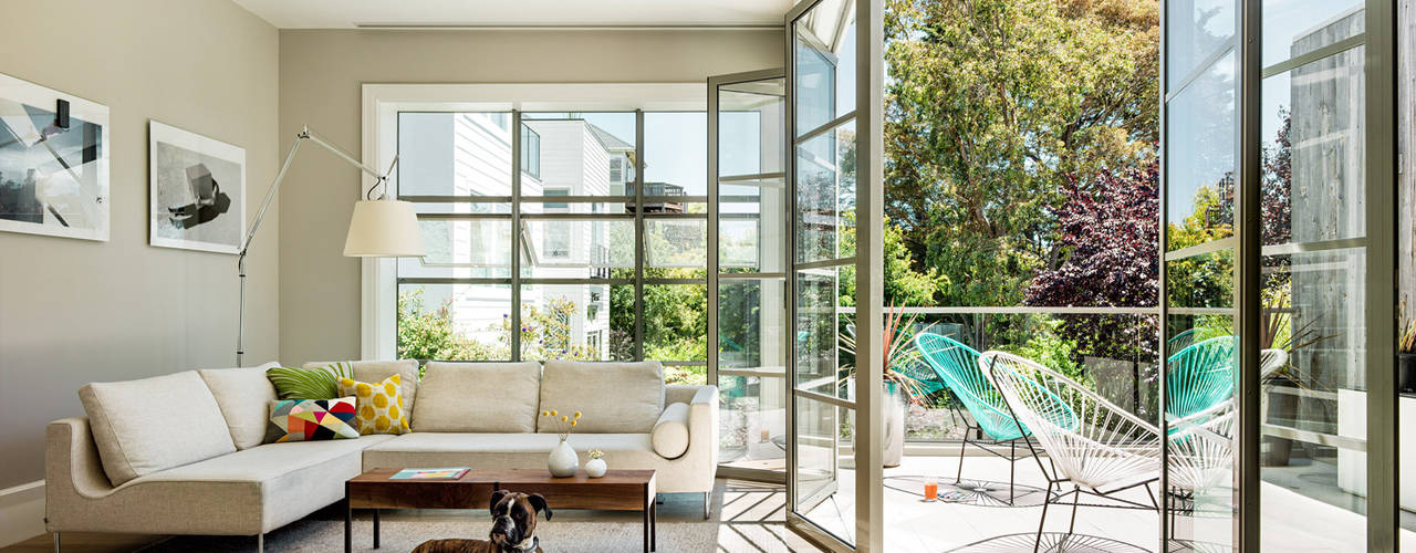 Noe Valley I, Feldman Architecture Feldman Architecture Вітальня