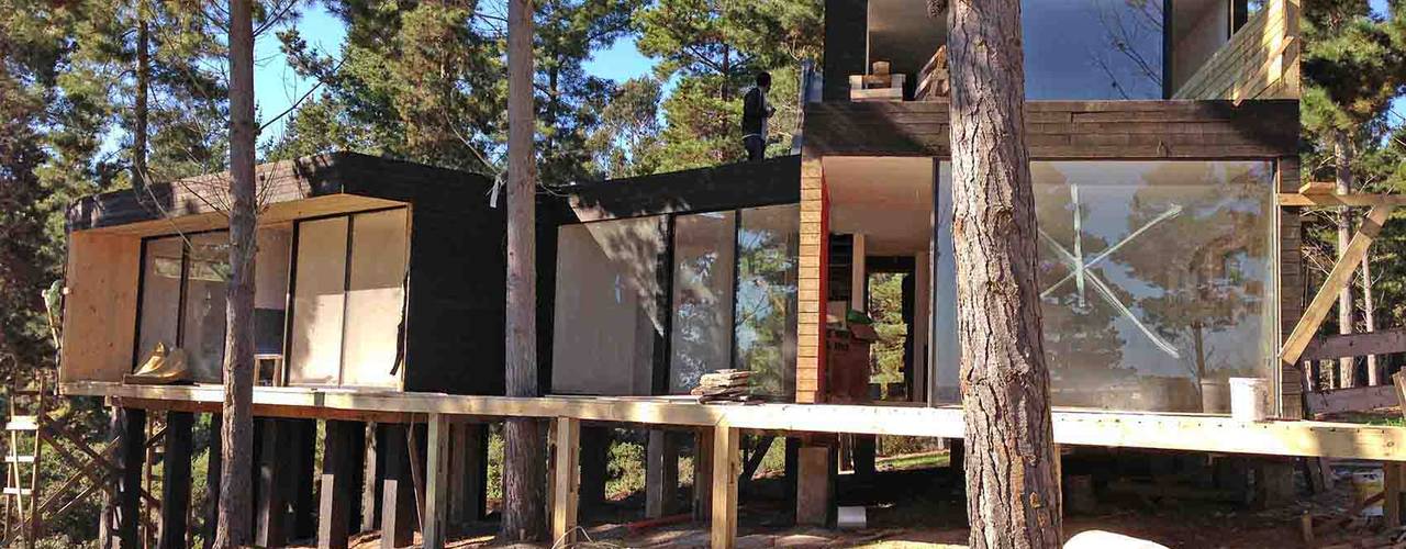 Casa del Bosque, Nido Arquitectos Nido Arquitectos モダンな 家