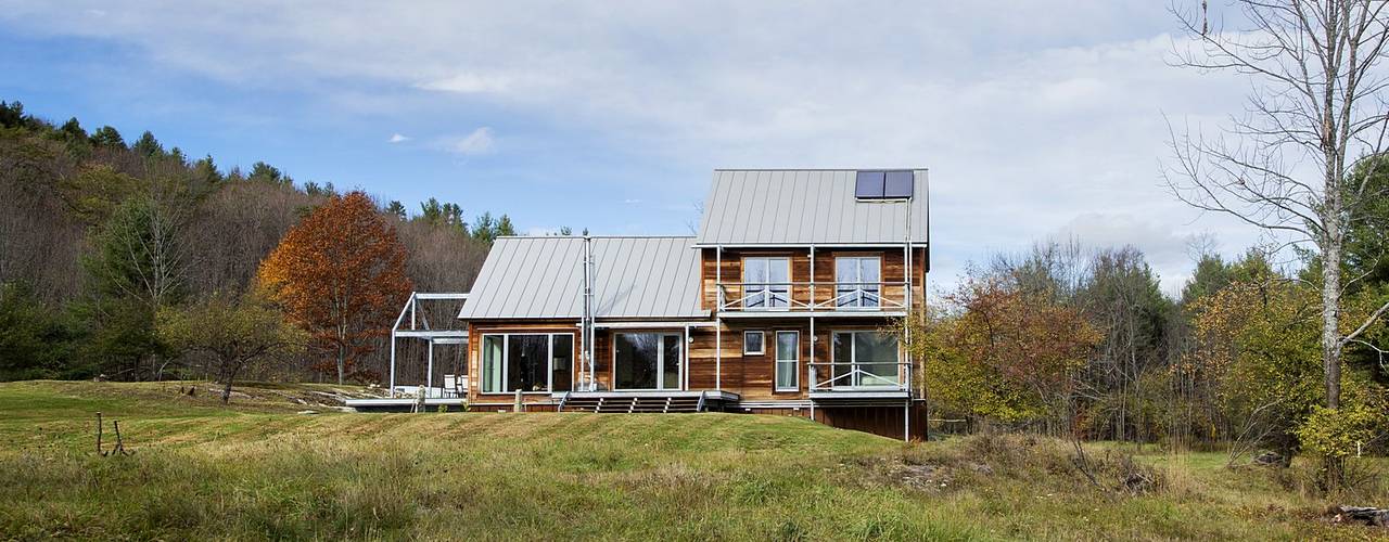 Farmstead Passive House, ZeroEnergy Design ZeroEnergy Design Casas modernas Madeira Efeito de madeira