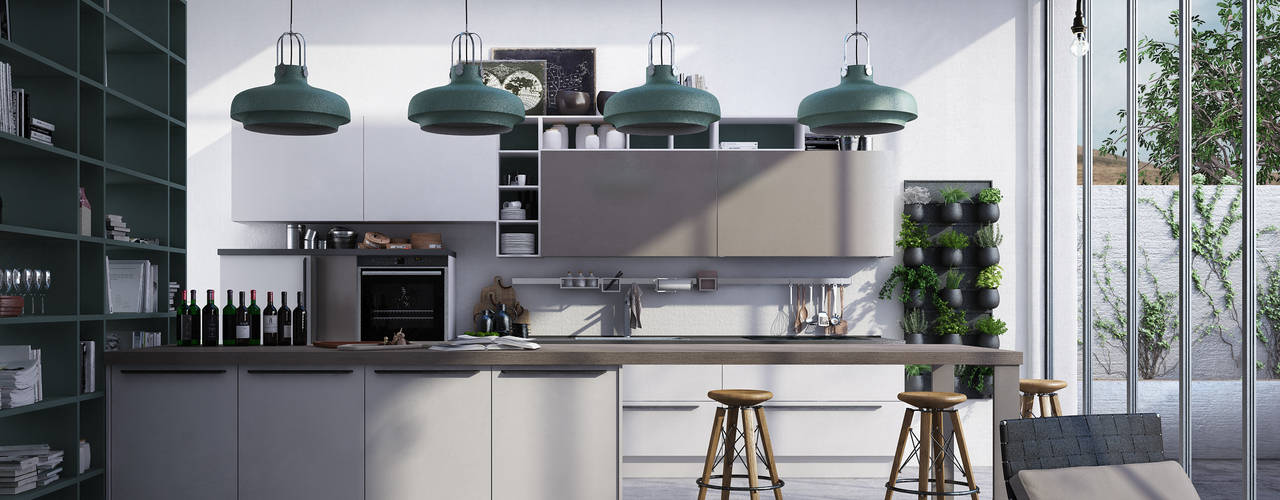 kitchen Studio Gentile Cucina in stile industriale