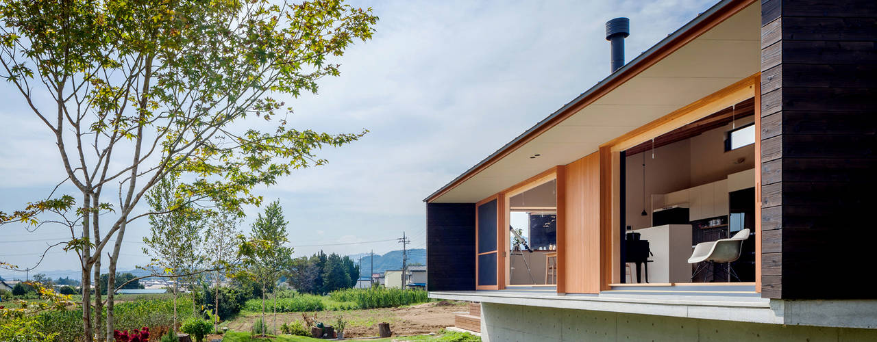 緩斜面の家, 株式会社リオタデザイン 株式会社リオタデザイン Casas modernas: Ideas, imágenes y decoración