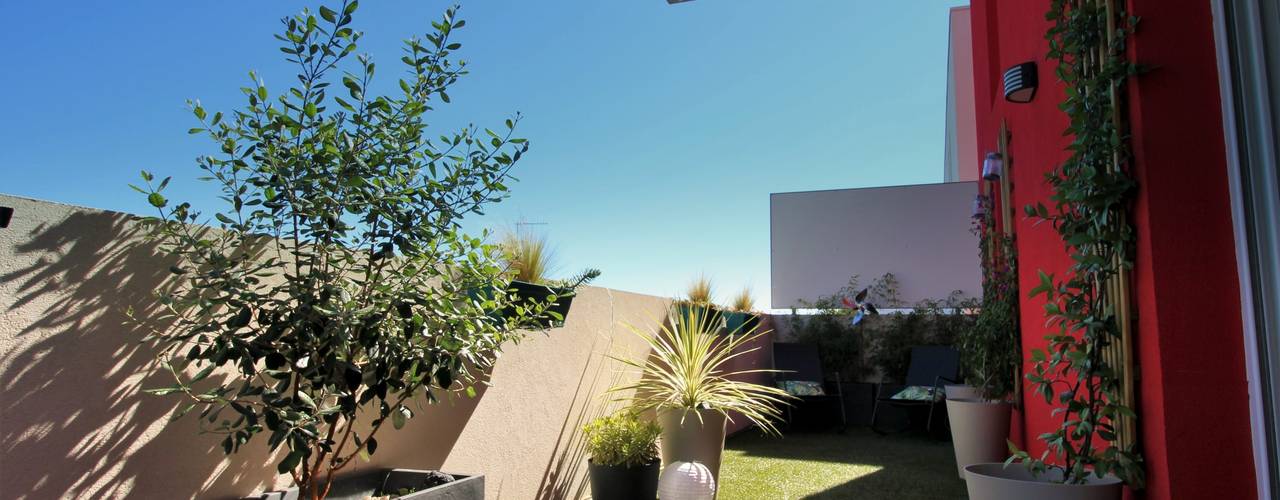 Une terrasse en ville de 25 m2, Les Jardins de Marion Les Jardins de Marion