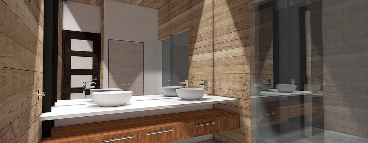 homify Modern bathroom