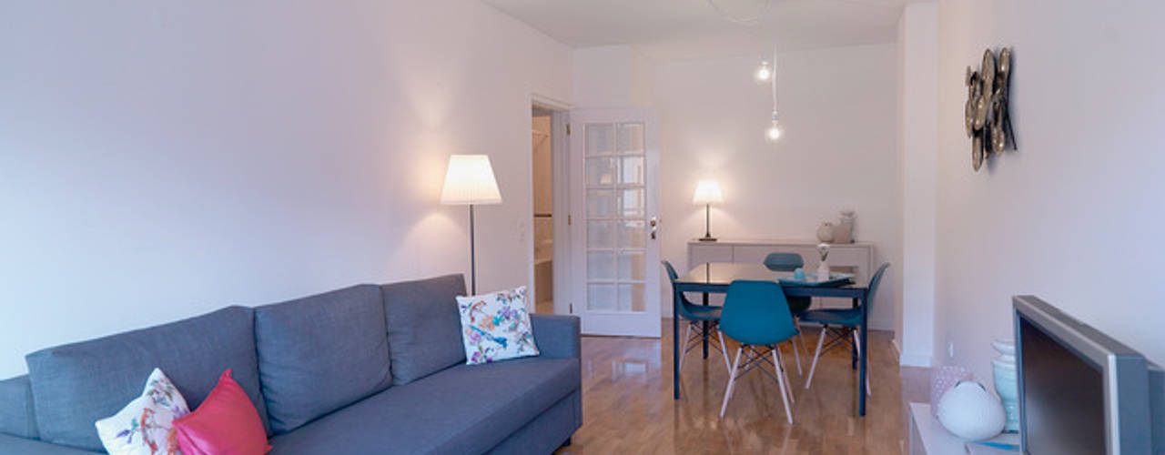 Apartamento alojamento local -Porto, Gabriela Mota Gabriela Mota Salas de estar escandinavas