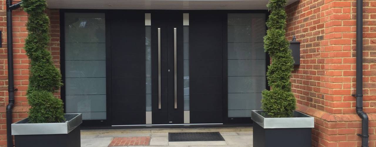 homify Modern style doors Aluminium/Zinc