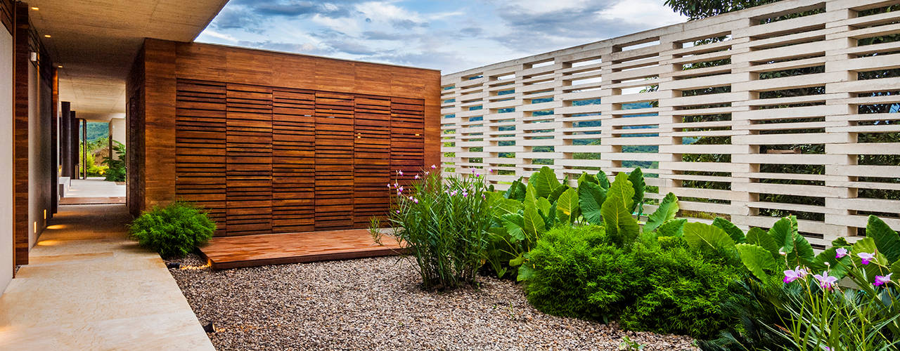 Casa 7A, Arquitectura en Estudio Arquitectura en Estudio Jardines de estilo moderno Madera Acabado en madera