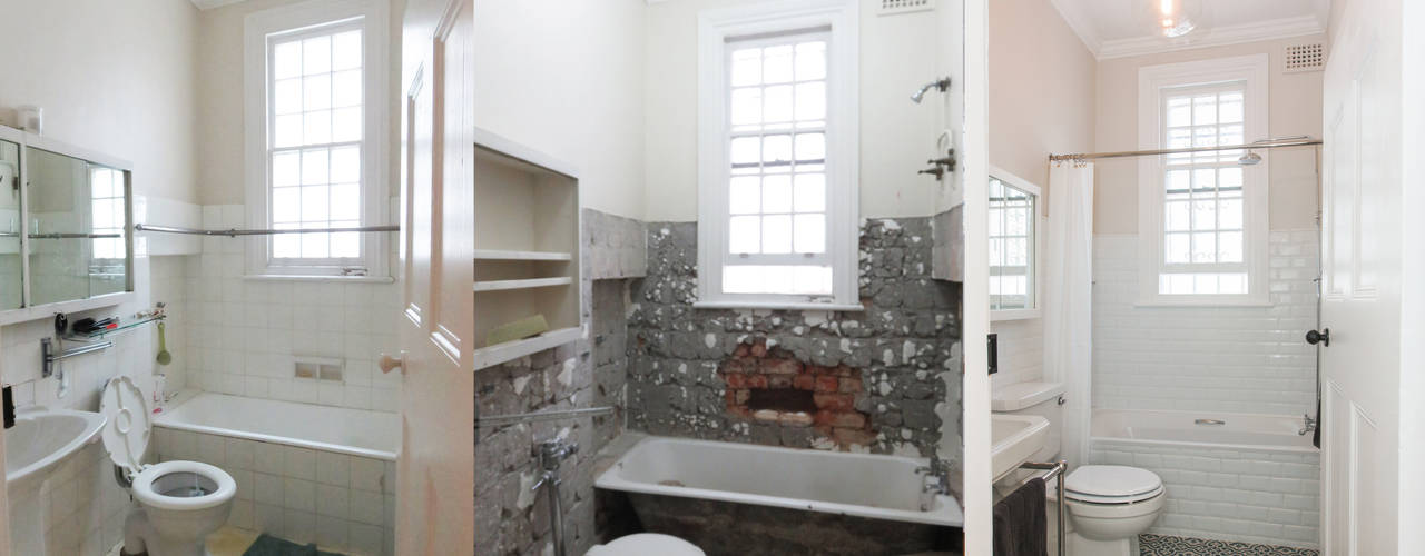 Victorian Home Renovation, Trait Decor Trait Decor Banheiros clássicos