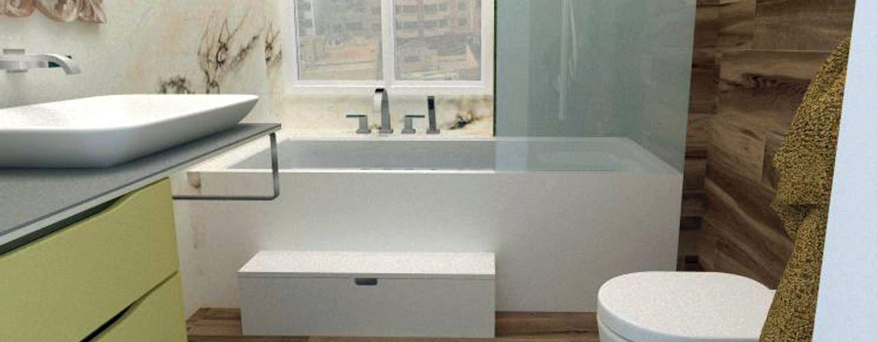 Un Baño con Mucho Estilo, A3 Interiors A3 Interiors