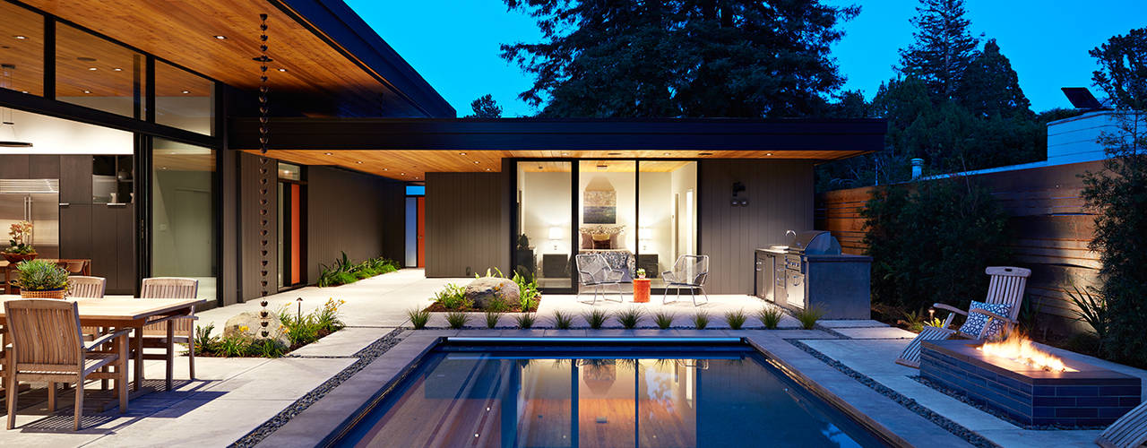 Glass Wall House, Klopf Architecture Klopf Architecture Modern Houses