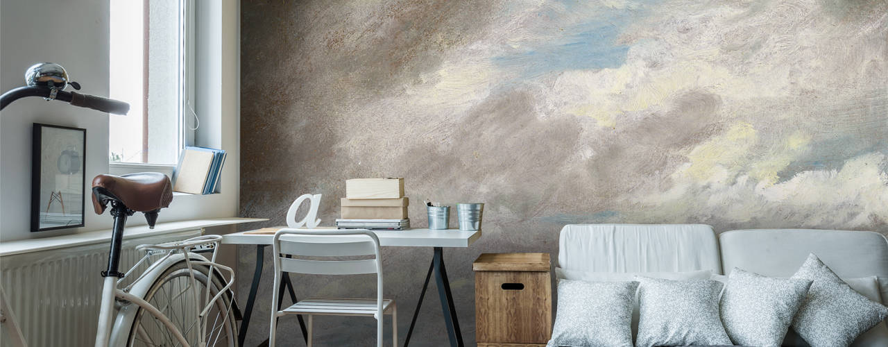 Cloud Wallpapers from The John Constable Range at Wallsauce.com, Wallsauce.com Wallsauce.com Klasyczne ściany i podłogi Papier