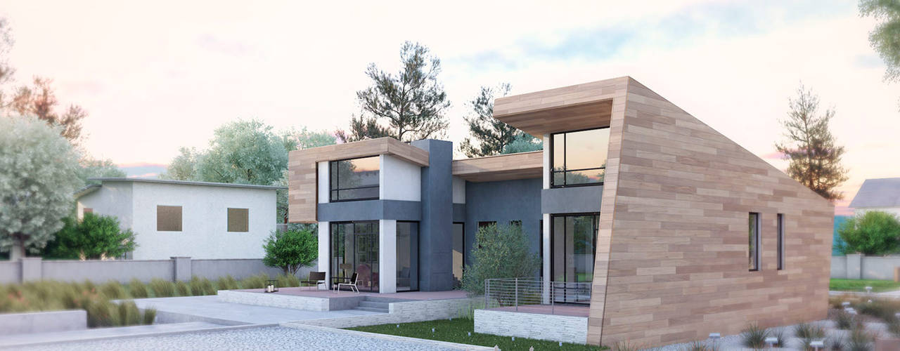 homify Casas modernas Madeira Acabamento em madeira