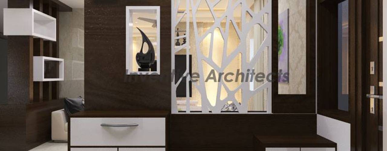 Interior Project for 3BHK Flat, Inventivearchitects Inventivearchitects Salas de estilo asiático