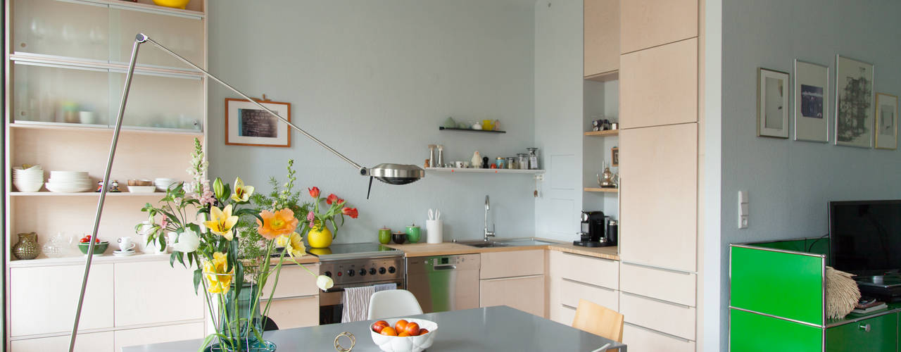 Küche aus hellem Holz in Berlin, Berlin Interior Design Berlin Interior Design Scandinavian style kitchen