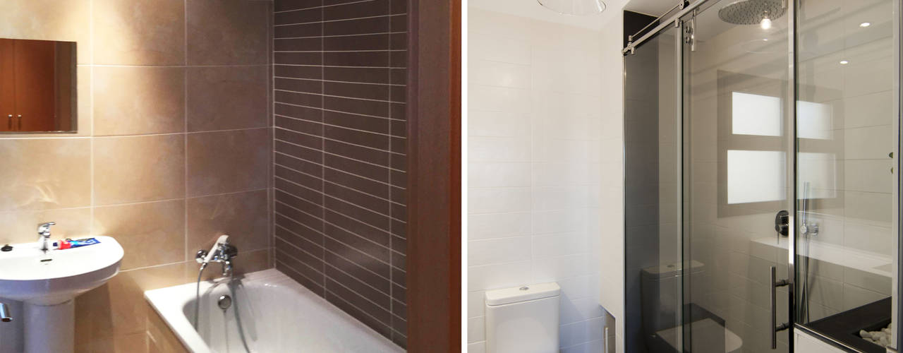 El baño de María y Rober, Emmme Studio Interiorismo Emmme Studio Interiorismo Baños de estilo moderno