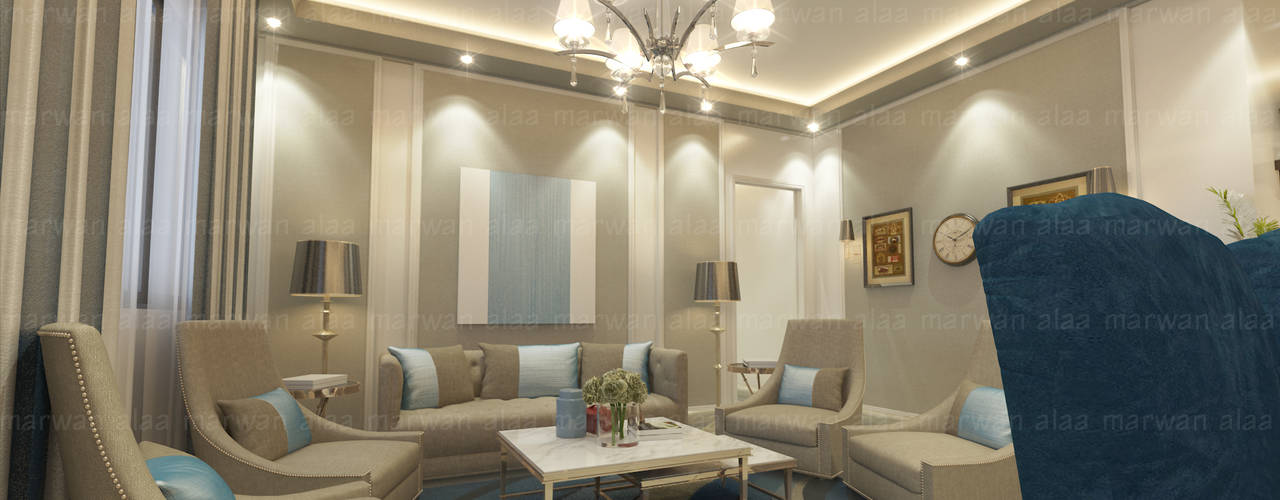 لقطات بسيطة من تصميماتنا الداخلية, EHAF Consulting Engineers EHAF Consulting Engineers Living room