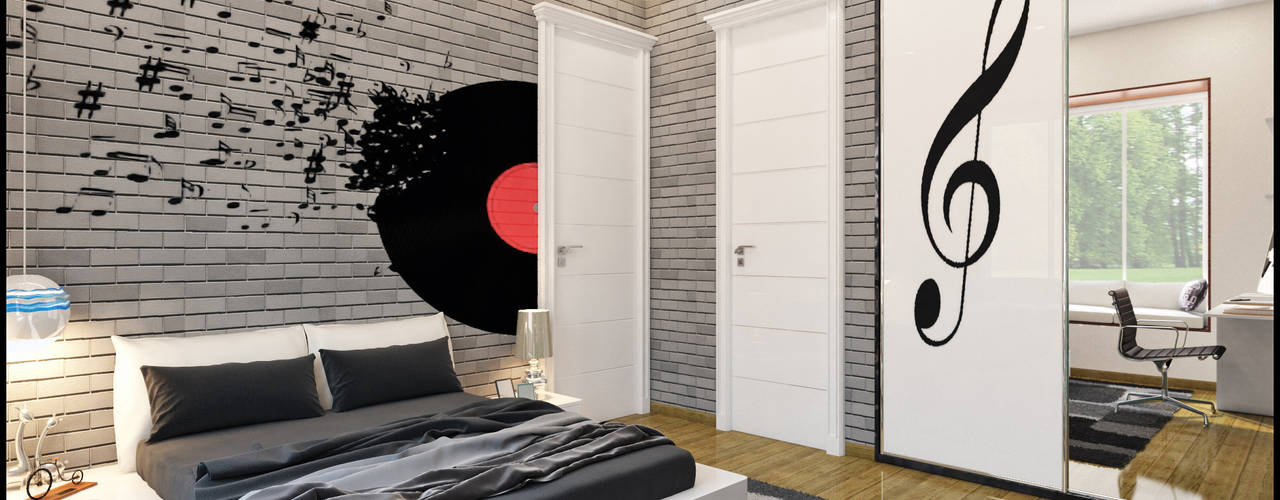 homify Minimalist bedroom