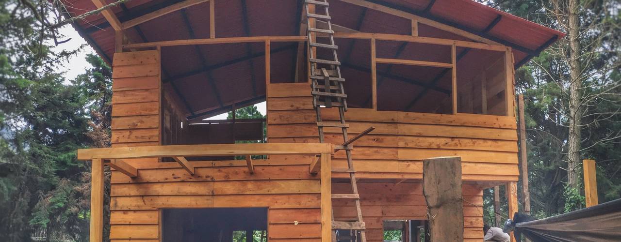 Cabaña Los Naranjos, gechamul gechamul Casas rústicas Madera Acabado en madera