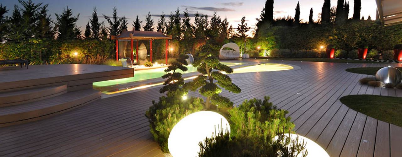 Un Jardín de Inspiración Oriental, Fernando Pozuelo Landscaping Collection Fernando Pozuelo Landscaping Collection Сад в азиатском стиле