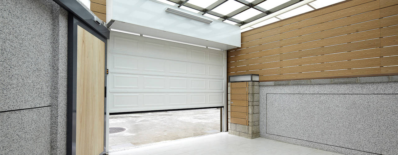 15 款風格各異的車庫與停車棚設計 Homify