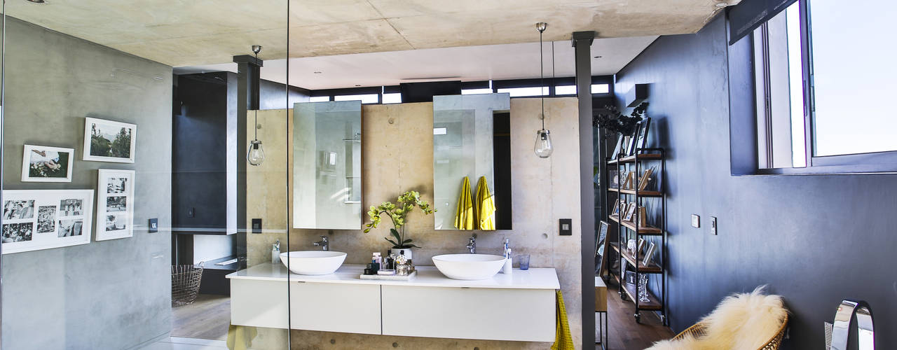 homify Modern bathroom Concrete