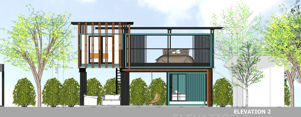 บ านต คอนเทนเนอร ด บ เท เร ยบง าย ด ท นสม ย homify