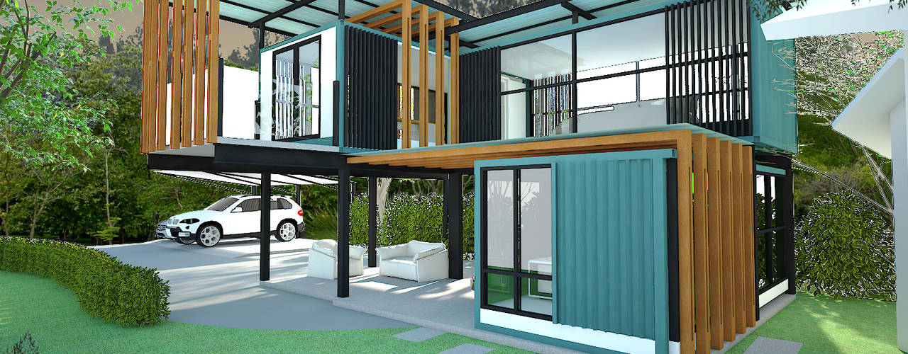 บ านต คอนเทนเนอร พร อมใต ถ น สวยเท ไม เหม อนใคร homify