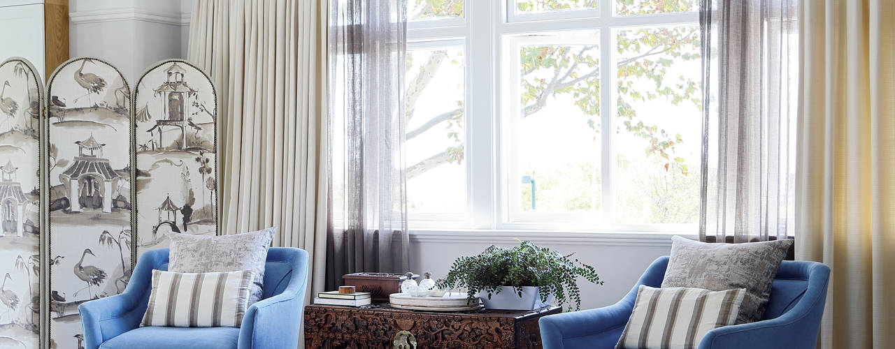 Cape Town, Natalie Bulwer Interiors Natalie Bulwer Interiors Classic style bedroom Blue