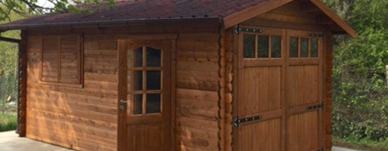 GARAGE IN LEGNO 3X5, DEKALUX DEKALUX Garage/shed Wood Wood effect