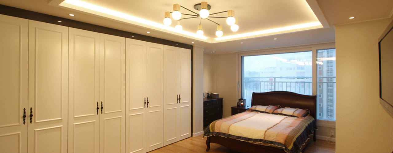 부산광역시 정관읍 신동아파밀리애 아파트 인테리어, 까사델오키드 까사델오키드 Classic style bedroom