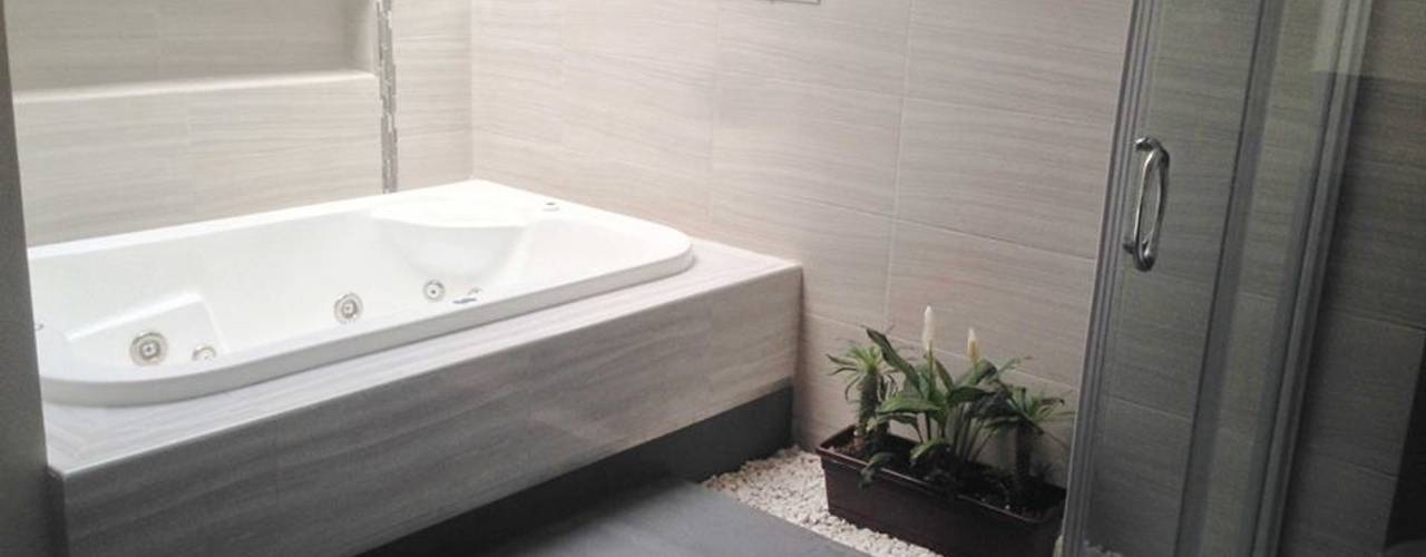 Casa 102, Estudio Chipotle Estudio Chipotle Minimalist style bathrooms