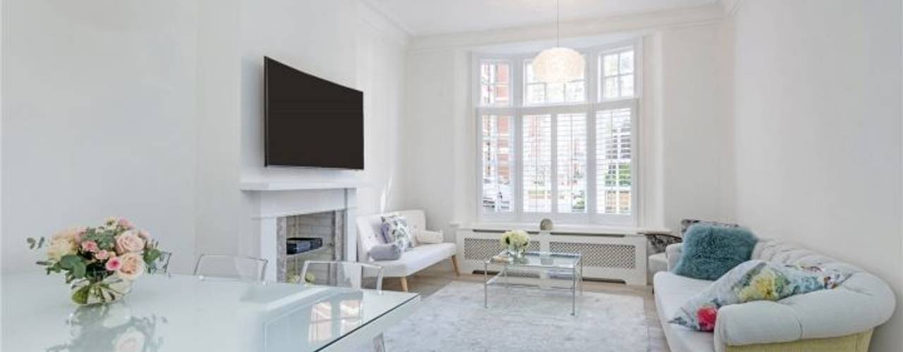 Maida Vale, Patience Designs Studio Ltd Patience Designs Studio Ltd Modern living room