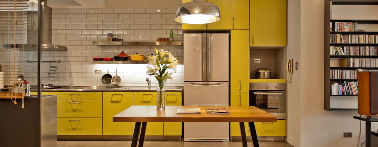 7 مطابخ مودرن بألوان مبهجة ستتمنى مثلها! homify